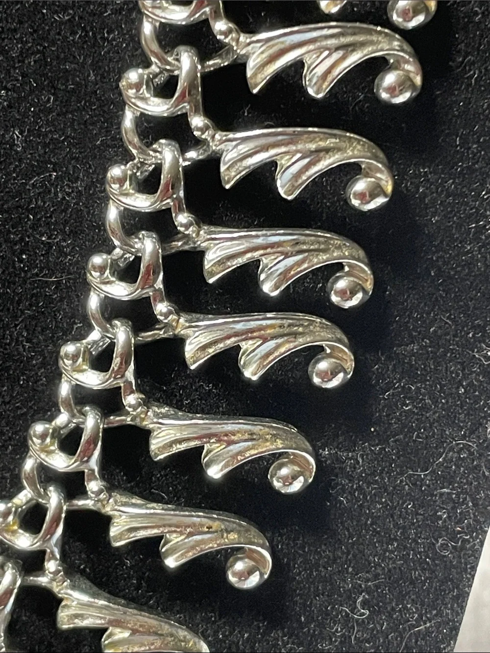 Sarah Coventry Silver-Tone Dangle Statement Necklace